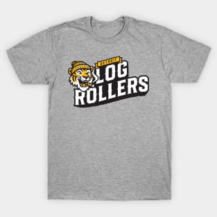 Detroit 'Log Rollers' 313 T-Shirt: Embrace the Smokin' Spirit of Detroit with a Humorous Tiger Design! T-Shirt